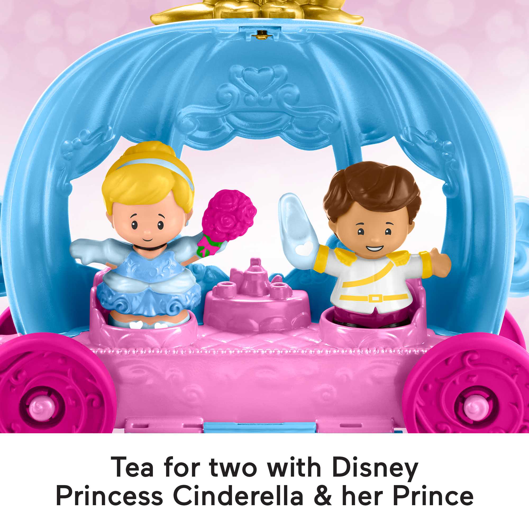 Fisher-Price Little People Disney Princess Cinderella's Dancing Carriage Playset With Horse & Figures