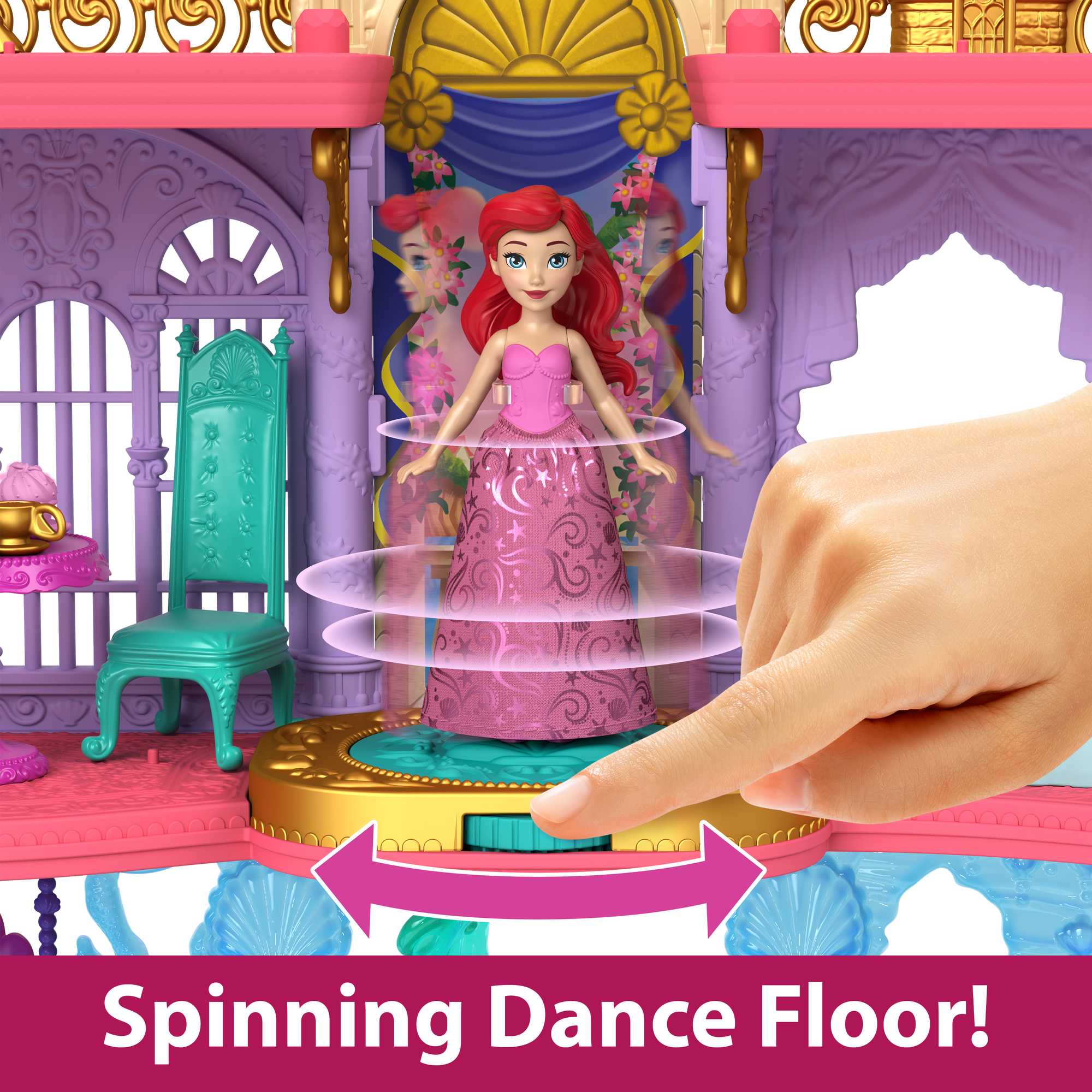 Disney Princess Toys, Ariel's Stacking Castle, Gifts For Kids