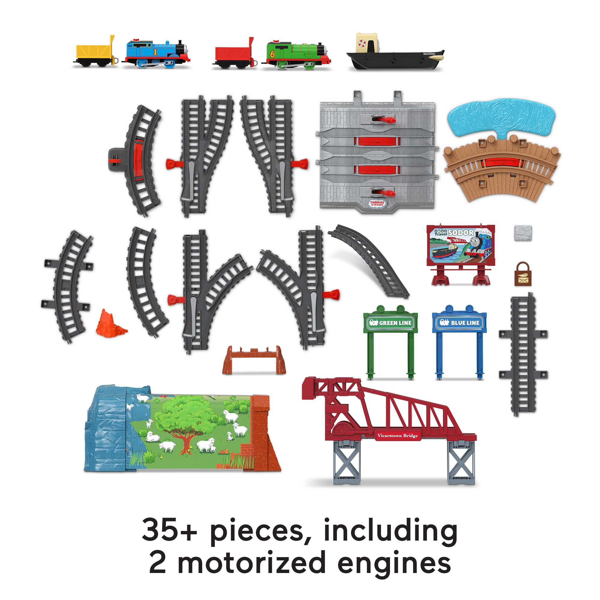 Fisher-Price Thomas & Friends Talking Thomas & Percy Train Set