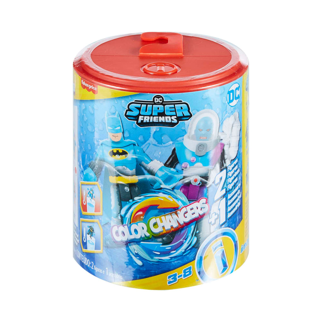 Imaginext DC Super Friends Batman Figure Set With Mr. Freeze And Color-Changing Action